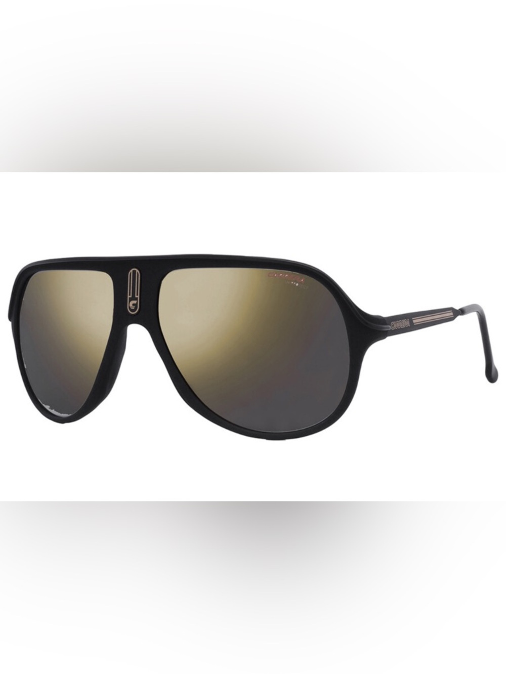 Carrera Black Frame Gold Mirror Lense.  Special Edition.  New in Case - Picture 4 of 5